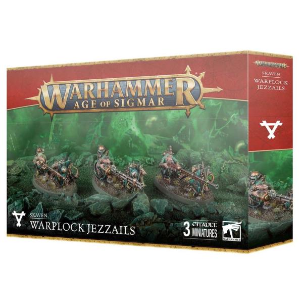 ゲームズワークショップ SKAVEN：WARPLOCK JEZZAILSウォーハンマー 返品種別B