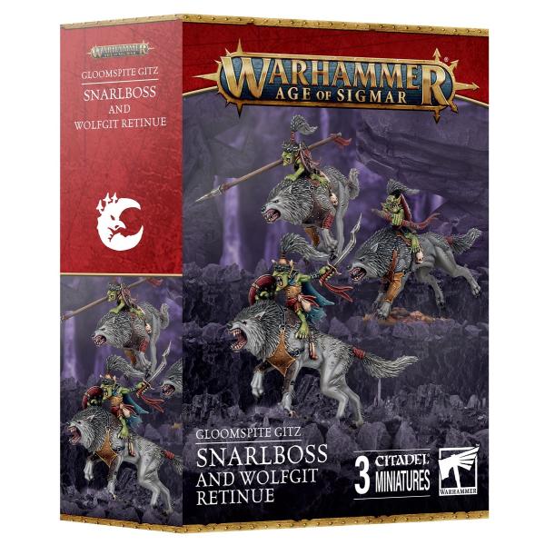 ゲームズワークショップ スナールボスとウルフギット従者ウォーハンマー 返品種別B