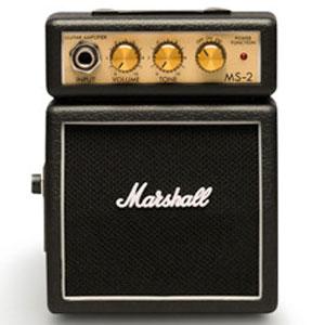 マーシャル 1W ギターアンプ(ブラック) Marshall MICRO AMP Mighty Mini MS-2 返品種別A