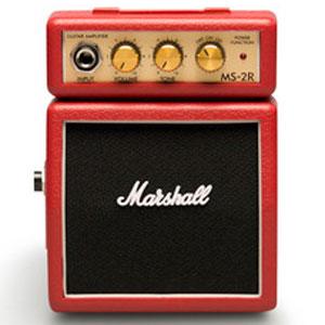 マーシャル 1W ギターアンプ(レッド) Marshall MICRO AMP Red Mini MS-2R 返品種別A｜joshin