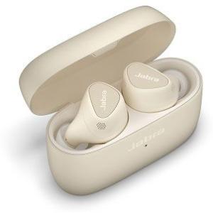 Jabra ノイズキャンセリング機能搭載 完全ワイヤレス Bluetoothイヤホン(ゴールドベージュ) Jabra Elite5 100-99181001-40 返品種別A｜joshin