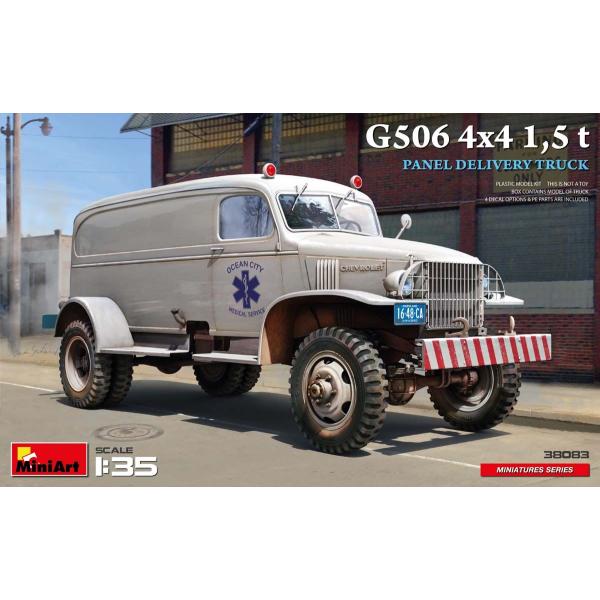 ミニアート 1/ 35 G506 4x4 1.5t パネル・デリバリー・トラック(MA38083)プ...