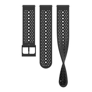 スント SUUNTO 22MM ATHLETIC 1 シリコンストラップ ALL BLACK S+M SS050691000 返品種別B