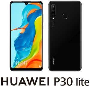 HUAWEI(ファーウェイ) P30 lite ミッドナイトブラック [6.15インチ /  メモリ 4GB /  ストレージ 64GB] MAR-LX2J-BK 返品種別B