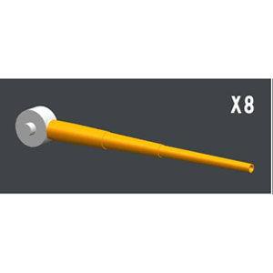 フライホークモデル 1/ 700 ドイツ海軍 38 / 52 SK C/ 34 金属砲身 前期フルタイプ ディテールアップパーツ 