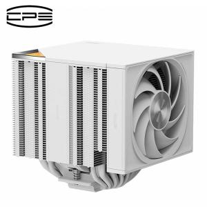 CPS｜シーピーエス ツインタワーサイドフロー型CPUクーラー (ホワイト) RZ820-WHの商品画像