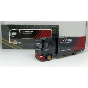 1/64 スカニア S 730 - RHD (YOKOHAMA) ブラック/レッド [ゲインコープ