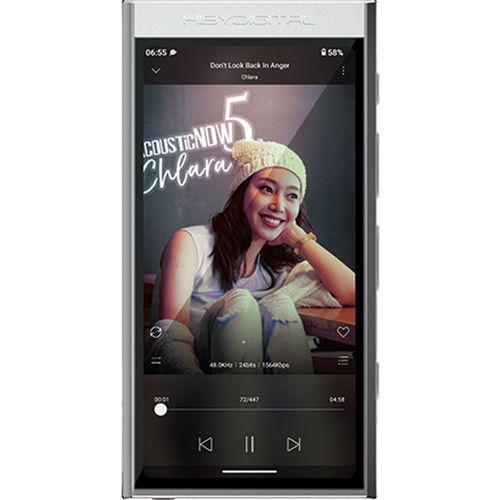 HiBy デジタルオーディオプレイヤー 32GBメモリ内蔵+外部メモリ対応(シルバー) HiBy D...