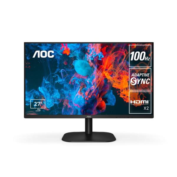 AOC 27型 液晶ディスプレイ(1ms(MPRT)/100Hz/フルHD/IPS/ノングレア/HD...