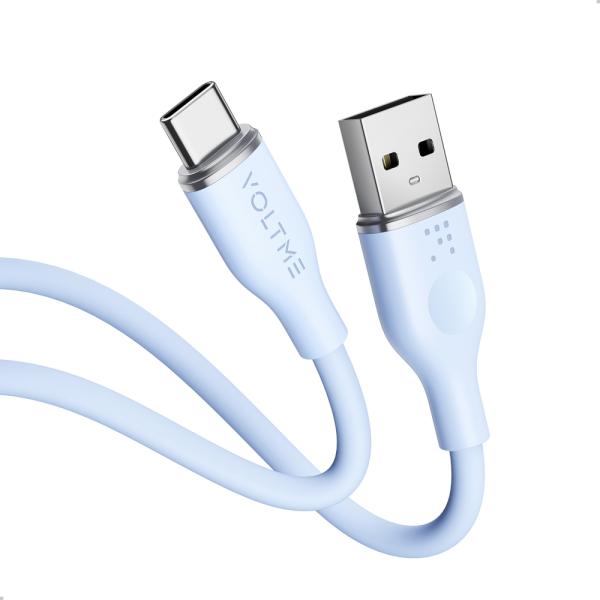 VOLTME(ボルトミー) QC3.0対応 データ転送/ 充電 シリコンケーブル USB-A＆USB...