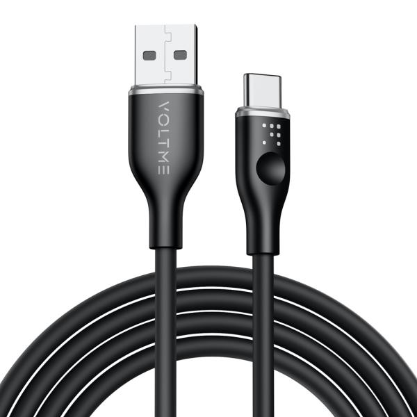 VOLTME(ボルトミー) QC3.0対応 データ転送/ 充電 シリコンケーブル USB-C＆USB...