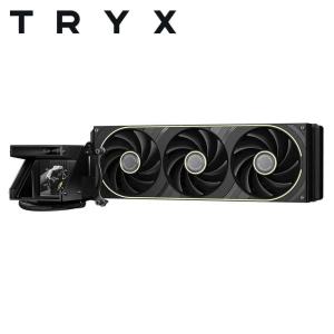 TRYX HOLO 360 シリーズ ホログラフィック表示機能搭載ウォーターブロック採用 オールインワン簡易水冷CPUクーラー(ブラック) L-H360A-DM3M-G0K 返品種別B