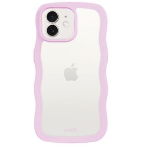 Holdit(ホールディット) iPhone 12/ 12 Pro用 Wavy Case 背面クリア耐衝撃 ハイブリッドケース(ライラックパープル/ クリア) 16180(HOLDIT) 返品種別A｜joshin