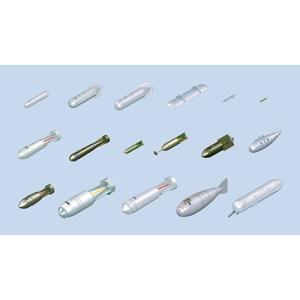 イタレリ 1/ 48 WW.II ドイツ軍航空機兵装セットプラモデル