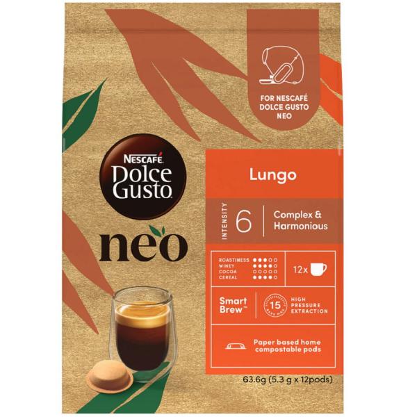 ネスレ ネスカフェ ドルチェグスト ネオ専用紙製コーヒーポッド ルンゴ ルンゴ NEOLNG121 ...