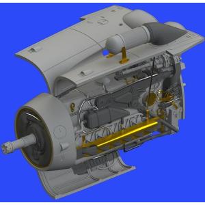 エデュアルド 1/ 48 Bf109G-6/ U4 エンジン  返品種別B