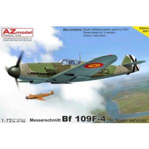 AZモデル 1/ 72 Bf109F-4「スペイン」(AZM7686)プラモデル 返品種別B｜joshin