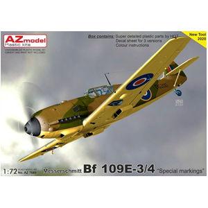 AZモデル 1/ 72 Bf109E-3/ 4 「スペシャルマーキング パート2」 (AZM7689...