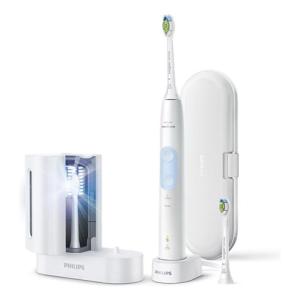 フィリップス 電動歯ブラシ(ホワイトライトブルー) PHILIPS Sonicare ProtectiveClean4500 プロテクトクリーン＜プラス＞紫外線除菌器付 HX6839/54 返品種別A｜joshin