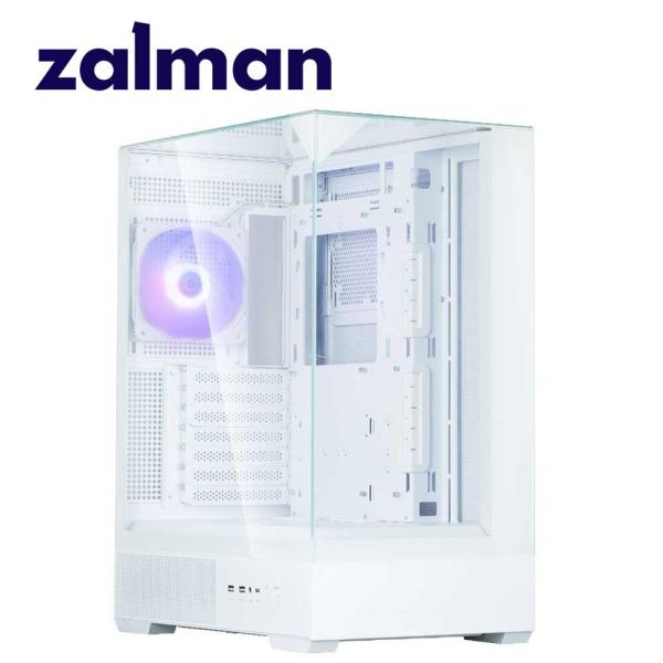 ZALMAN｜ザルマン PCケース ミドルタワー P40 Prism White(ホワイト) P40...