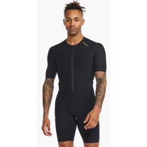 2XU メンズ トライアスロンウェアライトスピード テックスリーブド トライスーツ(BLK/ GLD・サイズ：L) 返品種別B｜joshin