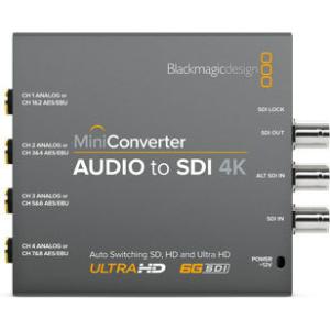 ブラックマジックデザイン Audio → SDI 4Kコンバーター Blackmagicdesign Mini Converter Audio to SDI 4K CONVMCAUDS4K