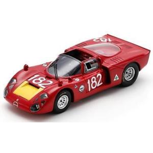 スパーク 1/ 43 Alfa Romeo T33-2 No.182 6th Targa Flori...