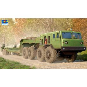 トランペッター 1/ 35 MAZ-537Gトラクター＆ ChMZAP 5247Gセミ トレーラープラモデル 返品種別B