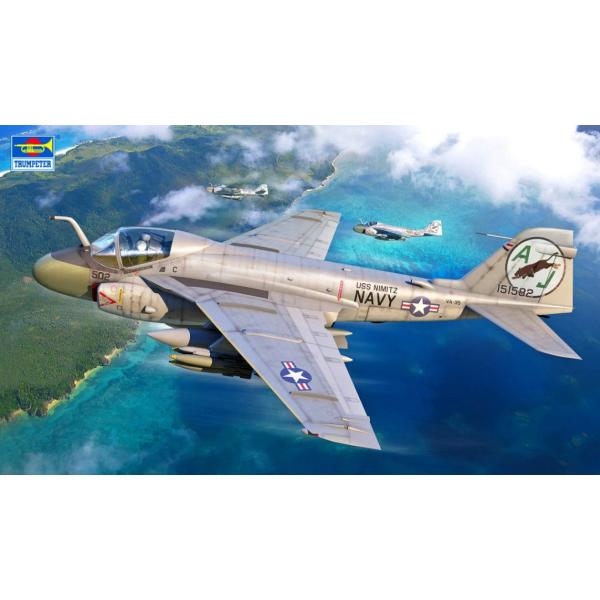 トランペッター 1/ 72 A-6E イントルーダー(01641)プラモデル 返品種別B