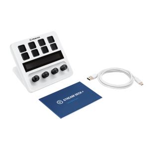 elgato(エルガト) ストリームデック プラス ダイヤル タッチパネル付き(ホワイト) Stream Deck + 10GBD9911-JP 返品種別A｜joshin