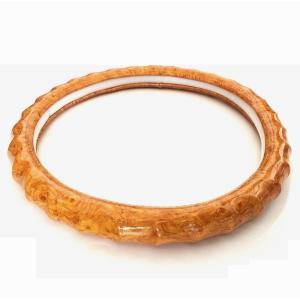 自動車 レザー ハンドル カバー 37〜38c...の詳細画像3