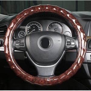 自動車 レザー ハンドル カバー 37〜38c...の詳細画像5