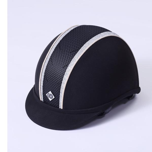 乗馬用品 CHARLES OWEN MyAyr8 マイクロスエード シルバースパークリートリム 乗馬...