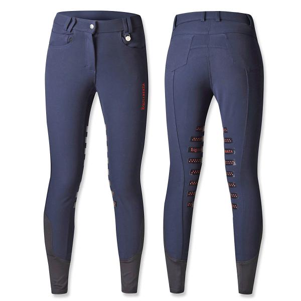 乗馬用品 EQULIBERTA シリコンライディングキュロット ニーグリップ レディース・ジュニア ...