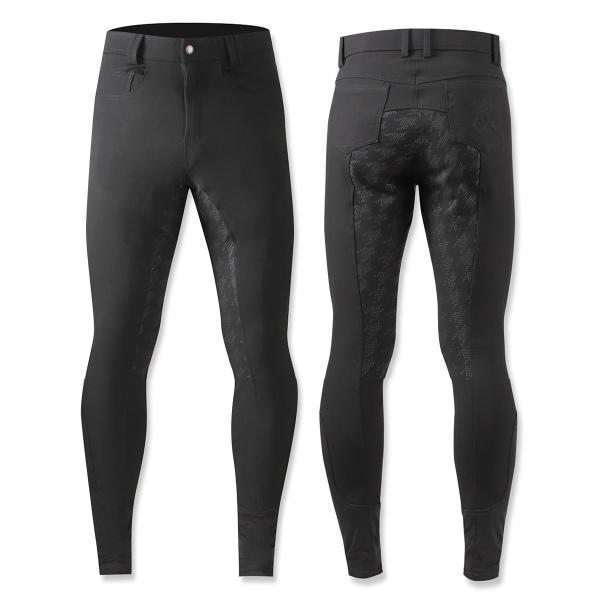 乗馬用品 EQULIBERTA ニューライディングキュロット フルグリップ メンズ ブラック 乗馬 ...