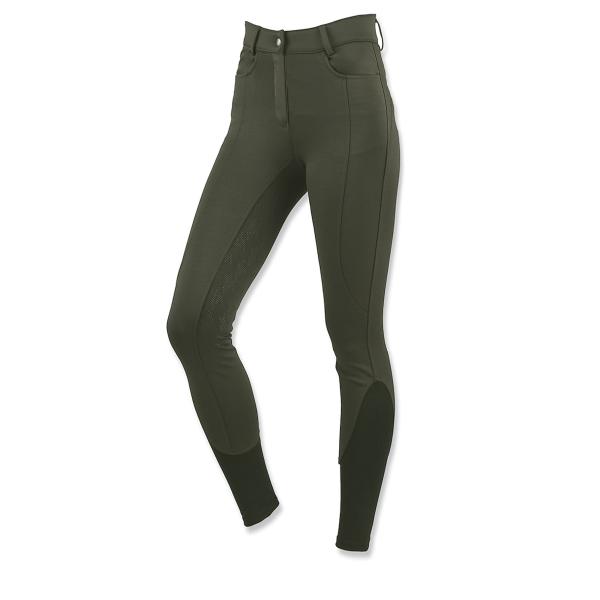 乗馬用品 EQULIBERTA 吸水速乾 ハイストレッチ キュロット フルグリップ レディース オリ...