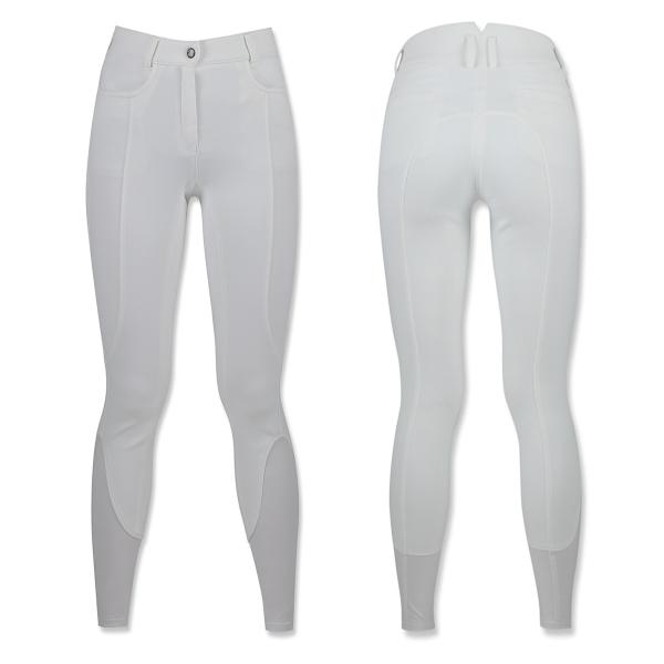 乗馬用品 EQULIBERTA 吸水速乾 ハイストレッチ キュロット フルグリップ レディース ホワ...