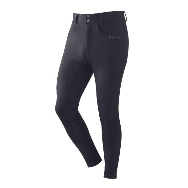 乗馬用品 EQULIBERTA グレイス 高機能 ウィンターキュロット フルグリップ メンズ ブラッ...