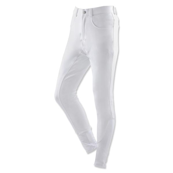乗馬用品 EQULIBERTA コンペティション キュロット フルグリップ メンズ ホワイト 乗馬 ...