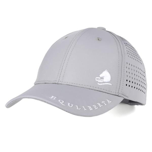 乗馬用品 EQULIBERTA UVカット サマーキャップ グレー 乗馬 馬具
