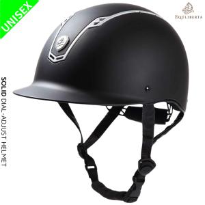 乗馬用品 EQULIBERTA ソリッド ダイヤル調整ヘルメット