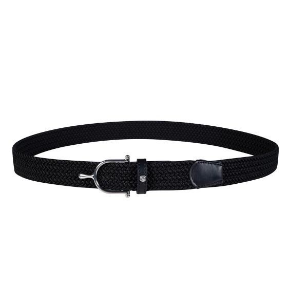 乗馬用品 HKM アン メッシュベルト ブラック 乗馬 馬具