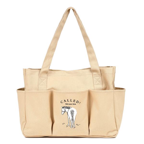 乗馬用品 Nico アウトドア トートバッグ ベージュ 乗馬 馬具