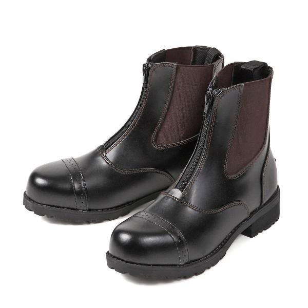 乗馬用品 JODHPURS 合皮セーフティショートブーツ 乗馬 馬具