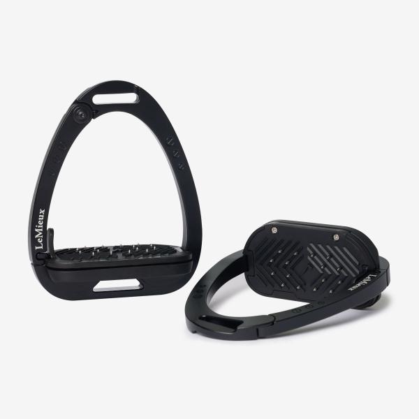 乗馬用品 LeMieux ベクター セーフティ鐙 ブラック 乗馬 馬具