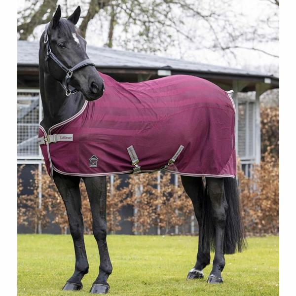 乗馬用品 LeMieux アリカ エアテック メッシュ シート  バーガンディ 乗馬 馬具