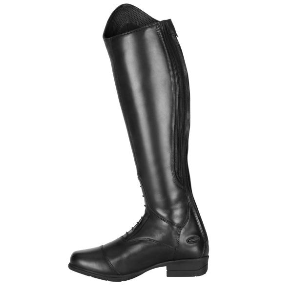 乗馬用品 MORETTA ジャンナ 本革 ライディング ロングブーツ ブラック 乗馬 馬具
