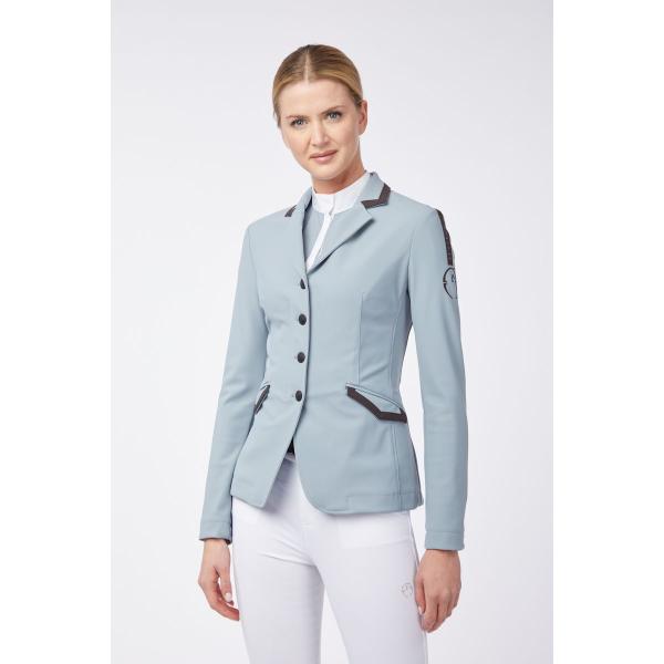 乗馬用品 VESTRUM アレッサンドリア ストレッチ ショージャケット レディース クラウドブルー...