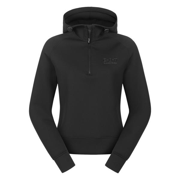 乗馬用品 E・L・T レーゲンスブルク 機能性 フーディー レディース ブラック 乗馬 馬具