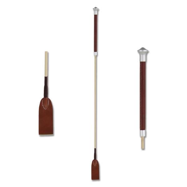 乗馬用品 WALDHAUSEN ノーブレス クラシカル 短鞭 ブラウンベージュ 乗馬 馬具